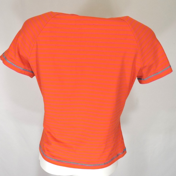 GAI MATTIOLO🇮🇹ORANGE COTTONE TOP - Picture 5 of 5